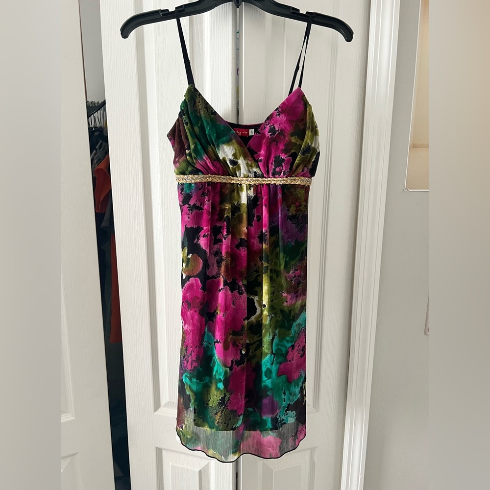 90s floral dress